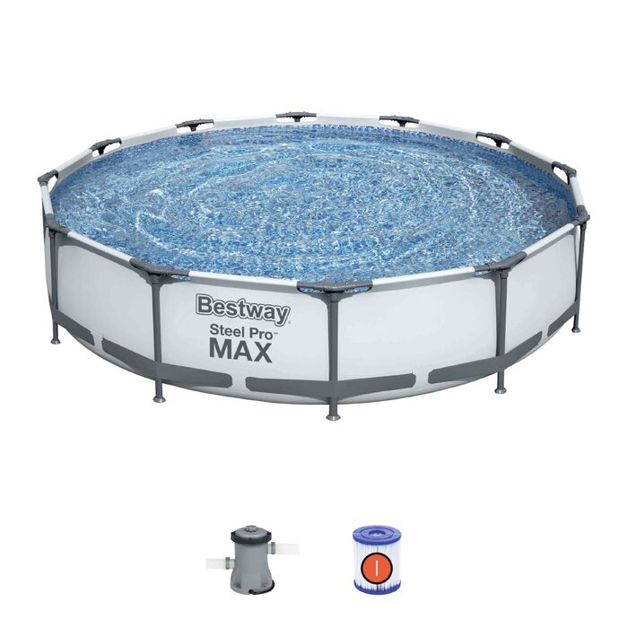 Каркасный бассейн Bestway 366х76 см + фильтр-насос 1249 л/ч