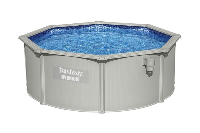 Стальной бассейн Bestway Hydrium Pool Set 360х120 см + песочный ф/насос 3028 л/ч, лестница, тент, подстилка