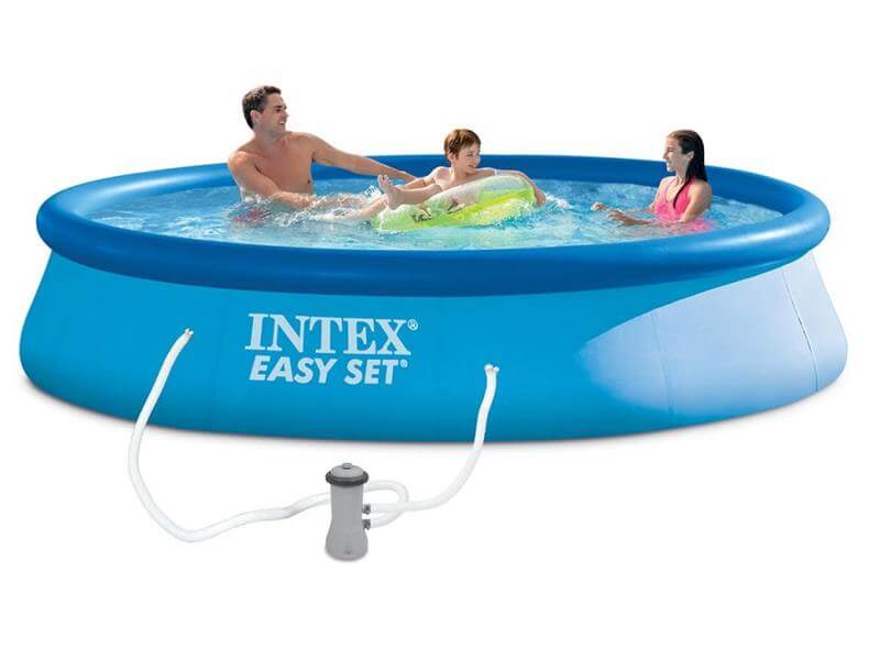 Надувной бассейнIntex Easy Set 396х84 см + фильтр-насос 2006 л/ч