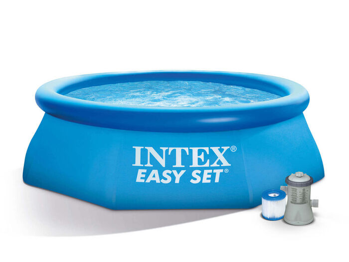 Надувной бассейн Intex Easy Set 244х61 см + фильтр-насос 1250 л/ч