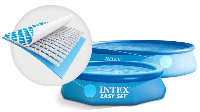 Надувной бассейн Intex Easy Set 244х61 см + фильтр-насос 1250 л/ч