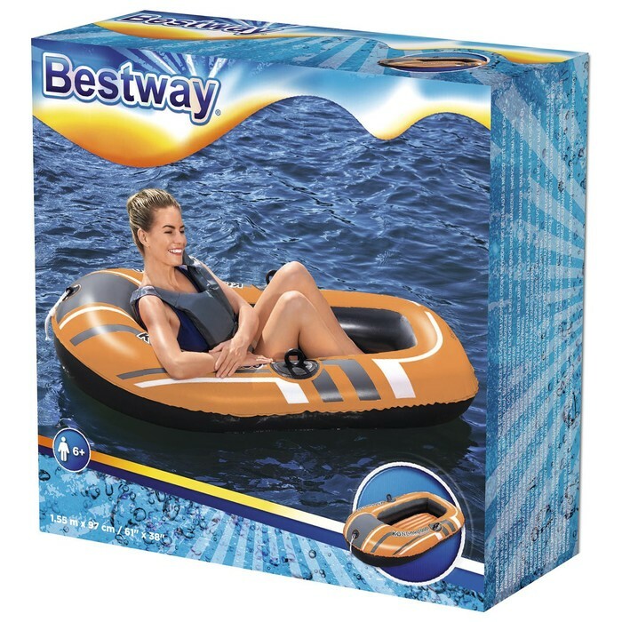 Лодка Bestway Kondor 1000, 1 местная,155 х 97 см