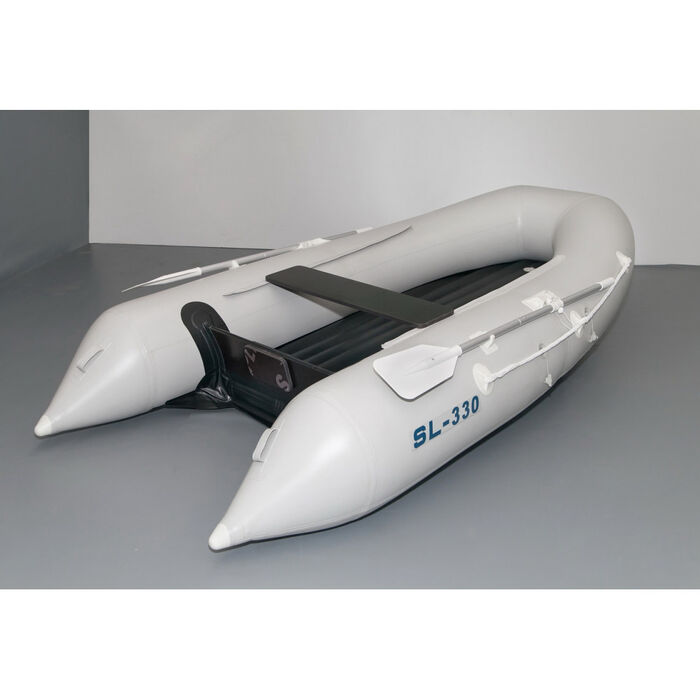 Solar SL-330 с надувным дном низкого давления (НДНД), килевая - моторная надувная лодка ПВХ