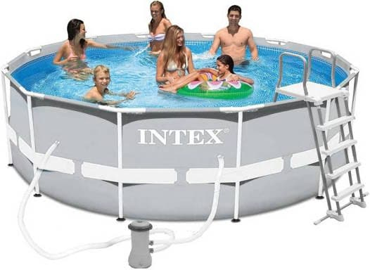 Бассейн INTEX Prism Frame, 366 x 122 см, фильтр- насос, лестница