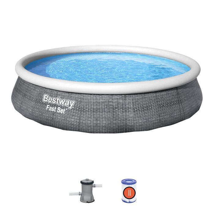 Надувной бассейн Bestway Fast Set, 396х84см