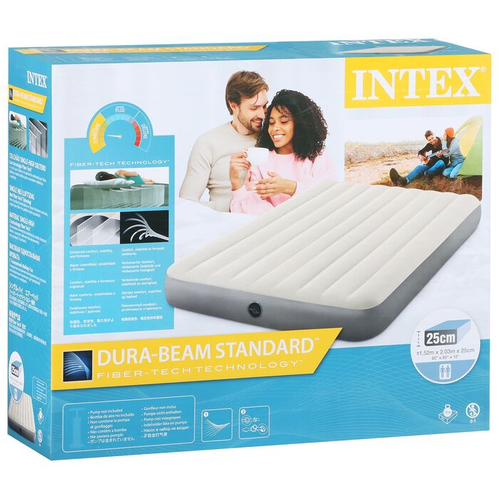 Матрас надувной Deluxe Queen, 152 х 203 х 25 см, 64103 INTEX