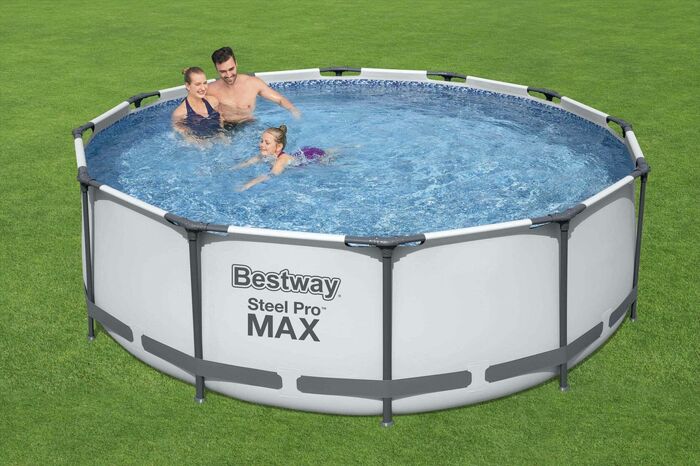 Бассейн Bestway 366х100 см + фильтр-насос 2006 л/ч, лестница