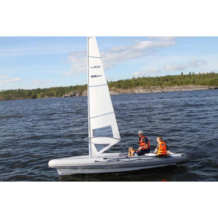 Складной РИБ WinBoat 460RF Sprint Sail - парусная жёстко-надувная моторная лодка