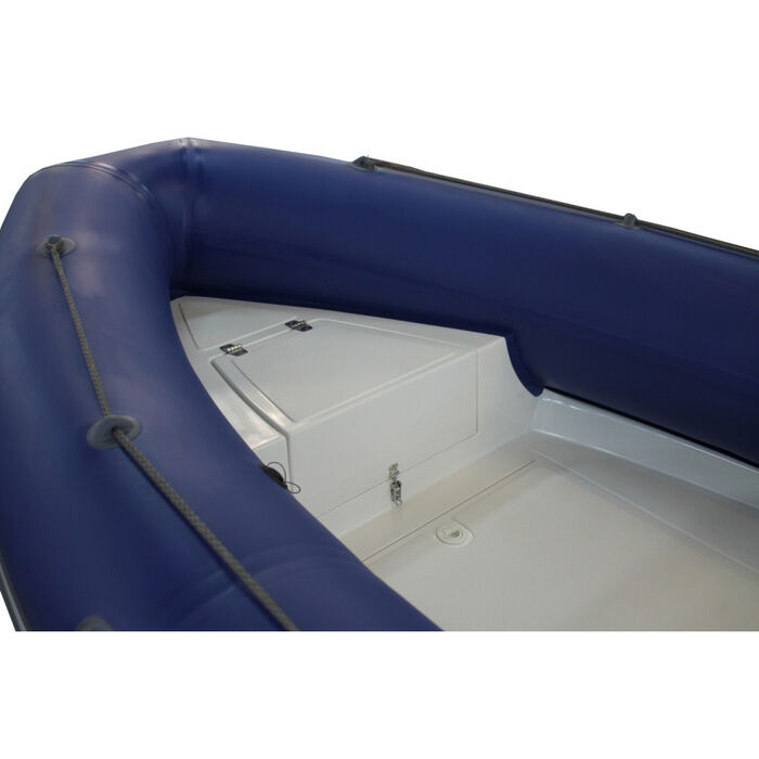 WinBoat 485R LUXE с плоской палубой, двумя рундуками -  классический РИБ - жёстко-надувная моторная лодка