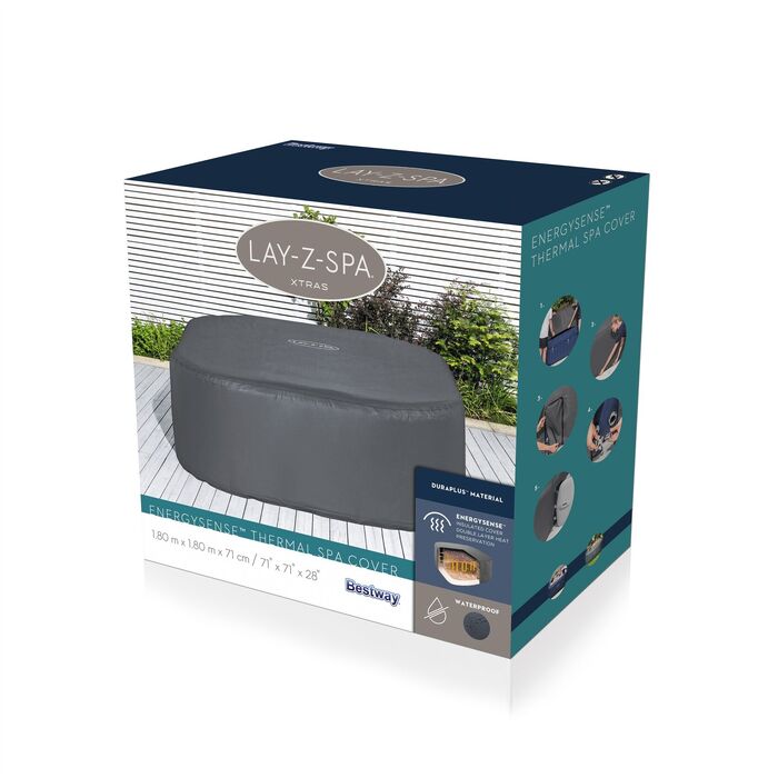 Bestway 60319 BW Покрытие теплосберегающее для СПА-бассейнов, 180х180х71см