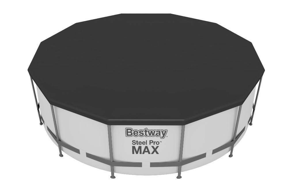 Каркасный бассейн Bestway 366х122 см + фильтр-насос 2006 л/ч, тент, лестница