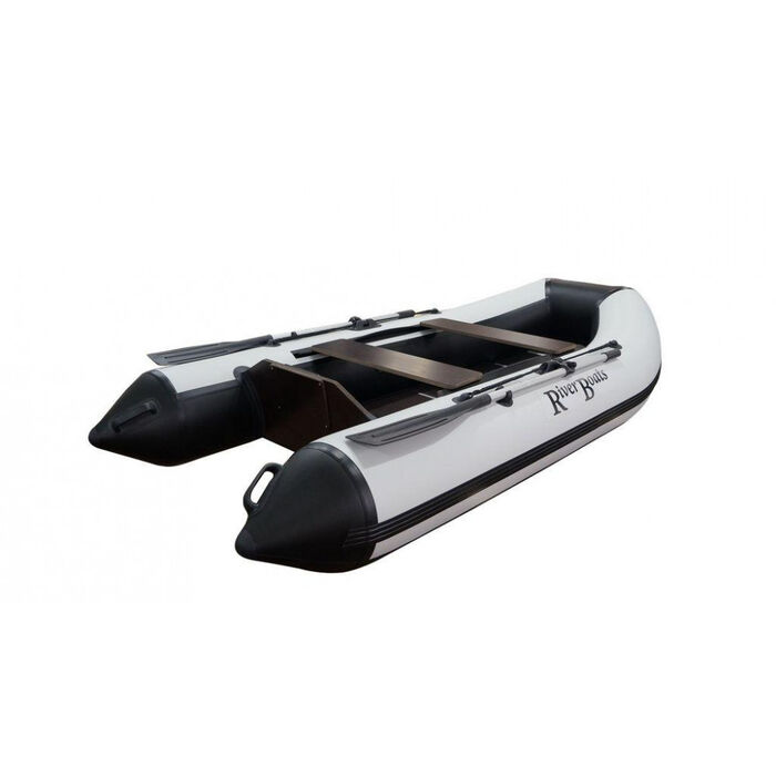 Riverboats RB-280 Лайт+ плоскодонная, с фанерным пайолом - моторная надувная лодка ПВХ