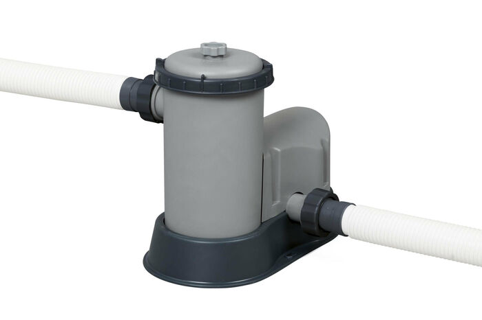 Каркасный овальный бассейн Bestway 610х366х122 см + фильтр-насос 5678 л/ч, лестница, тент