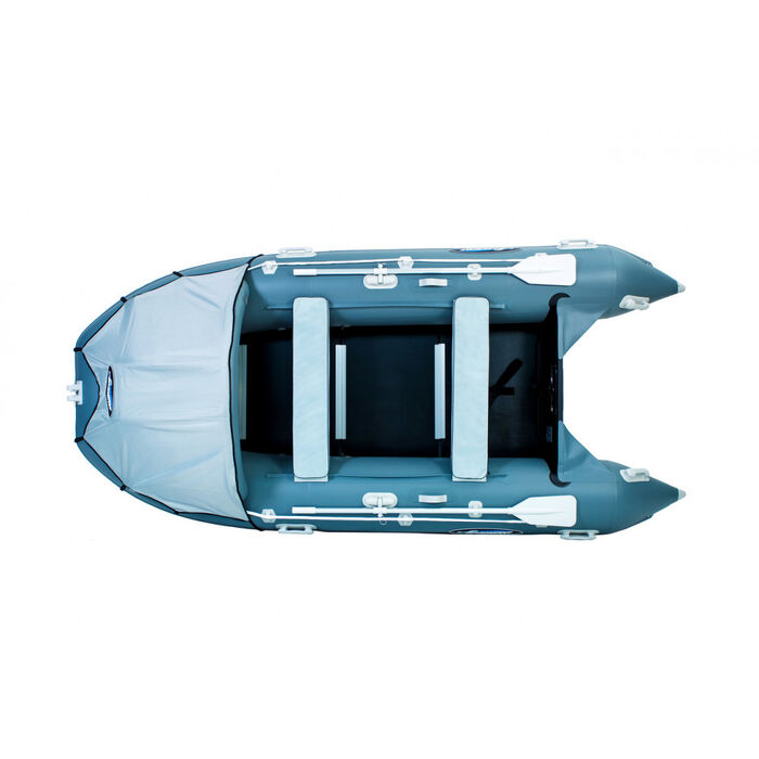 Гладиатор C400 (Active) килевая со сплошным фанерным полом со стрингерами - моторная надувная лодка ПВХ