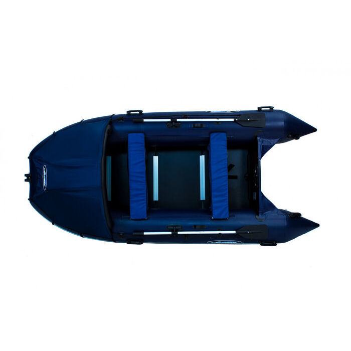 Гладиатор C370 (Active) килевая со сплошным фанерным полом со стрингерами - моторная надувная лодка ПВХ