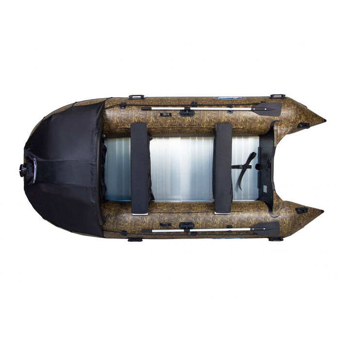 Гладиатор C420AL CAMO цифра (Active) килевая с алюминиевым полом со стрингерами - моторная надувная лодка ПВХ