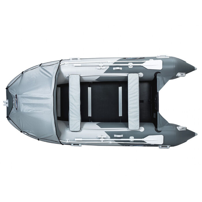 Гладиатор D400 (Professional) килевая с фанерным полом со стрингерами - моторная надувная лодка ПВХ