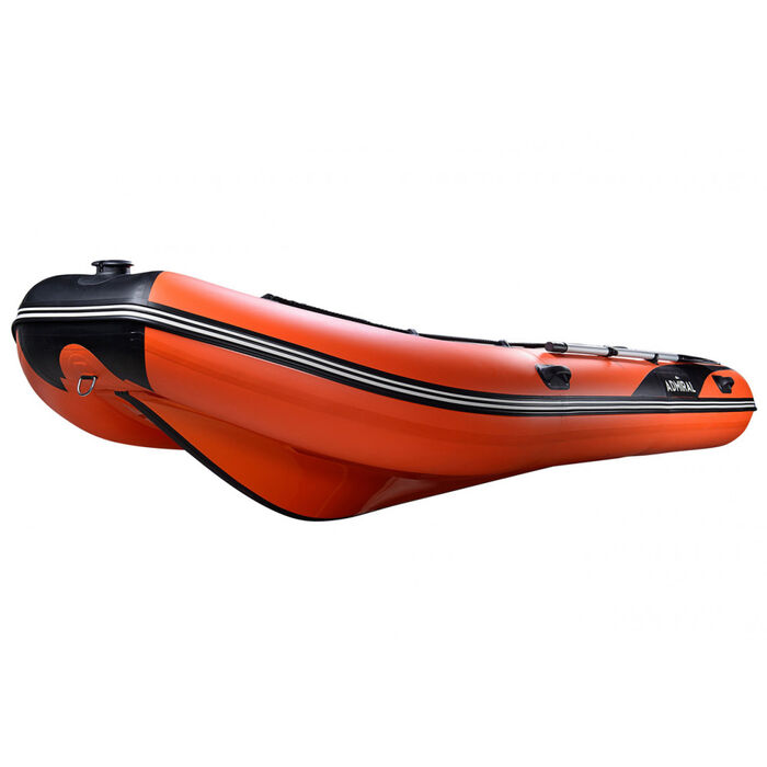 Адмирал RIB 410 Orange - классический RIB - жестко-надувная моторная лодка ПВХ