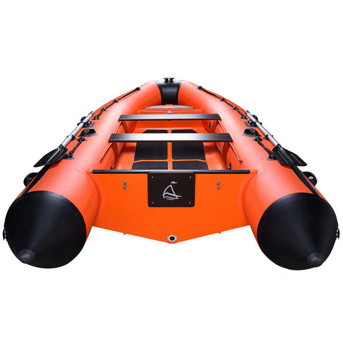 Адмирал RIB 410 Orange - классический RIB - жестко-надувная моторная лодка ПВХ
