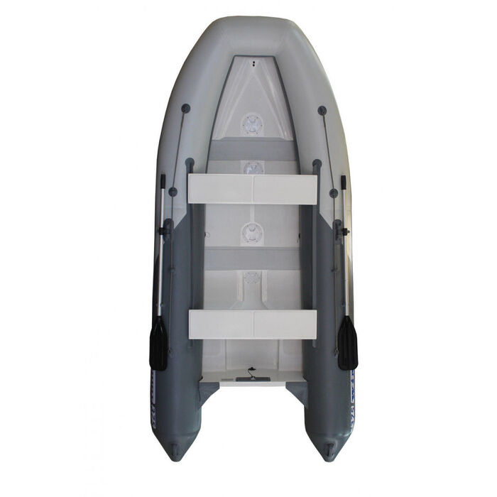Складной РИБ WinBoat 375RF Sprint LUXE с плоской стеклопластиковой палубой - жёстко-надувная моторная лодка