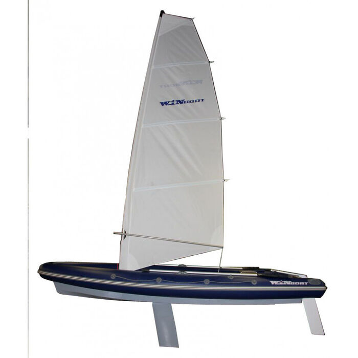 Складной РИБ WinBoat 460RF Sprint Sail - парусная жёстко-надувная моторная лодка
