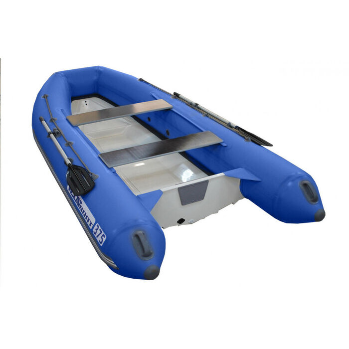 WinBoat 375RL с плоской стеклопластиковой палубой - классический РИБ - жёстко-надувная моторная лодка