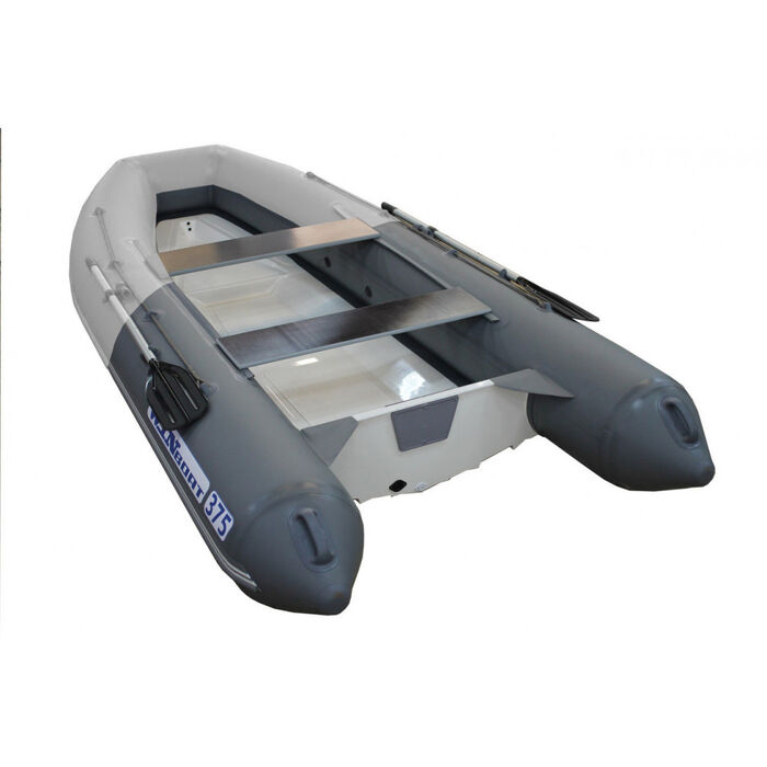 WinBoat 375RL с плоской стеклопластиковой палубой - классический РИБ - жёстко-надувная моторная лодка
