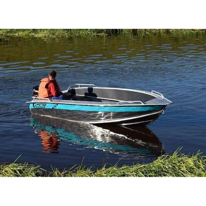 Алюминиевая лодка NewStyle 410 NexT - румпельная