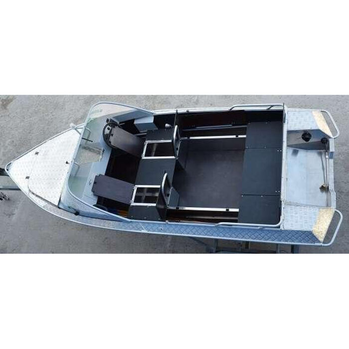Алюминиевая лодка NewStyle 433 Bunk - автомобильная консоль