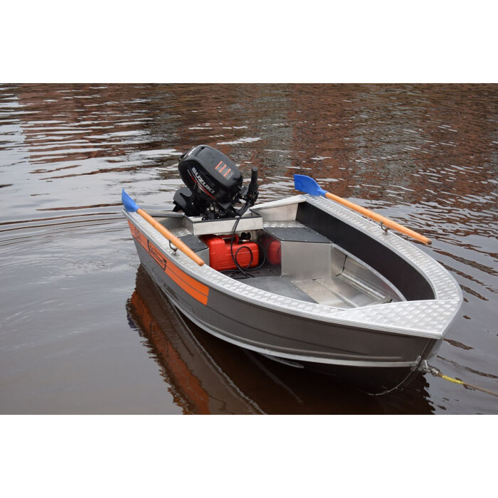 Wellboat-37 easy - алюминиевая моторная лодка