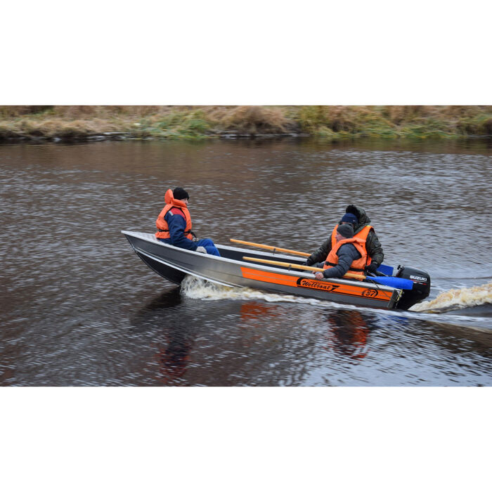 Wellboat-37 easy - алюминиевая моторная лодка