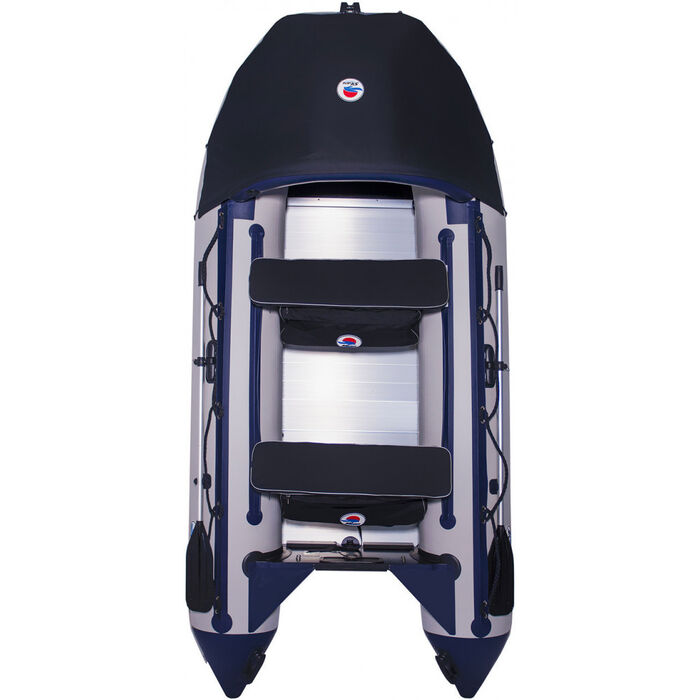 Лодка SMarine Max-420 килевая, с алюминиевым пайолом и стрингерами - моторная надувная лодка ПВХ