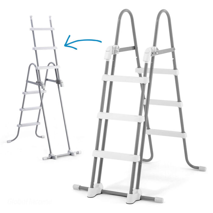 Каркасный бассейн Intex Prism Frame 400х200х100 см + фильтр-насос 2006 л/ч, лестница