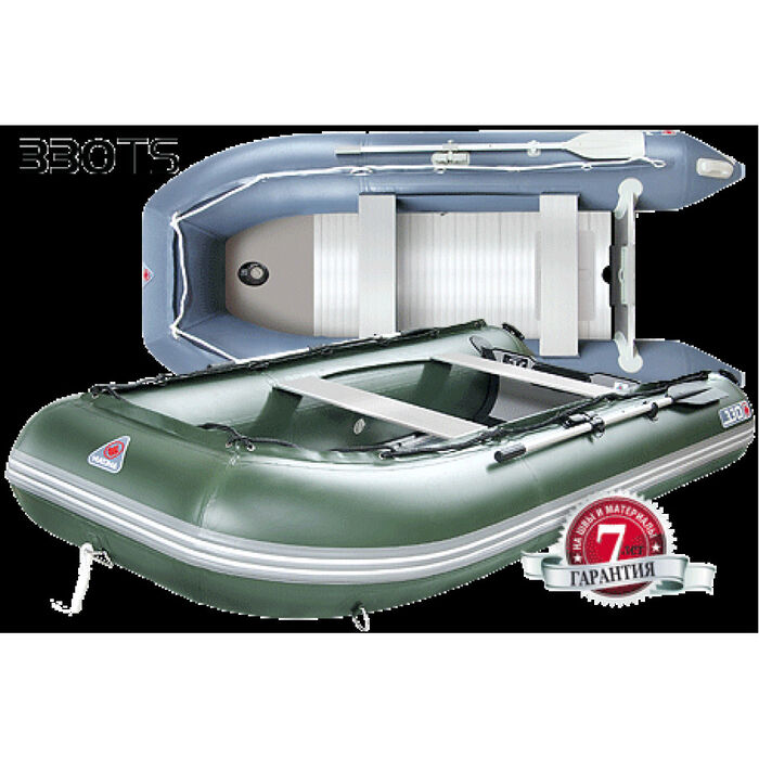 Yukona 330TS килевая, с фанерным пайолом со стрингерами - моторная надувная лодка ПВХ