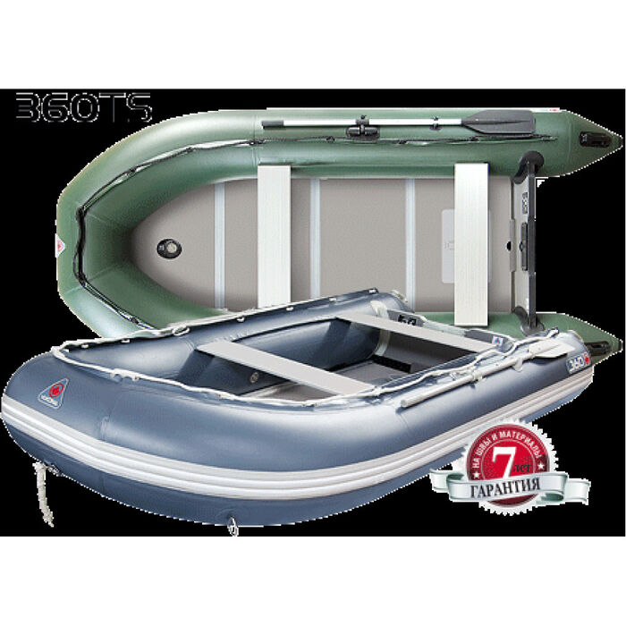 Yukona 360TS килевая, с алюминиевым секционным пайолом - моторная надувная лодка ПВХ