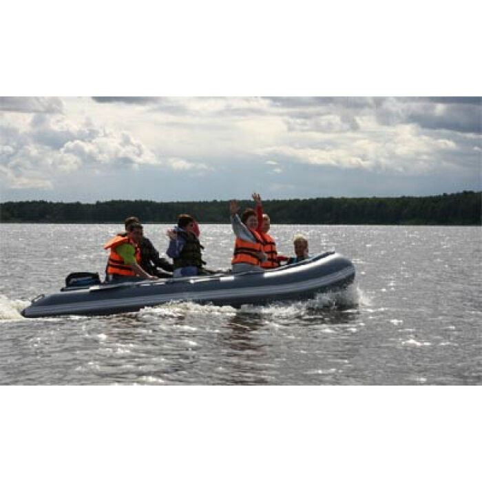 Yukona 400TS килевая, с фанерным пайолом со стрингерами - моторная надувная лодка ПВХ