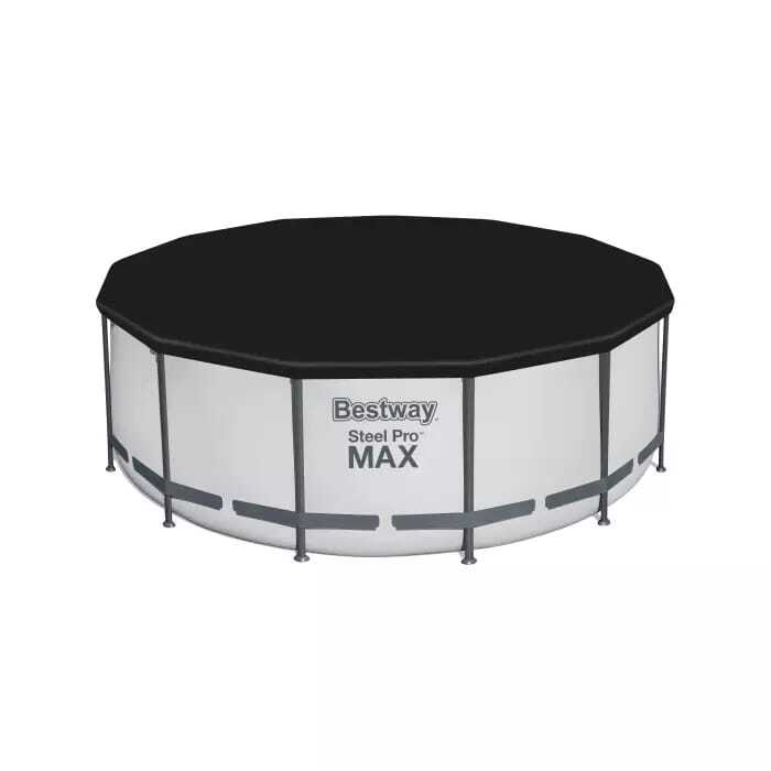 Каркасный бассейн Bestway 396х122 см + фильтр-насос 3028 л/ч, тент, лестница