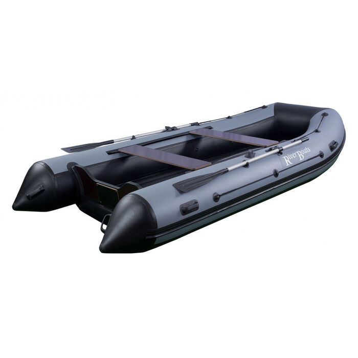 Riverboats RB-370 (НДНД) с надувным дном низкого давления - моторная надувная лодка ПВХ