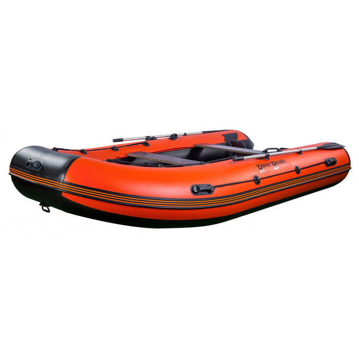 Riverboats RB-390 килевая, с фанерным пайолом со стрингерами - моторная надувная лодка ПВХ