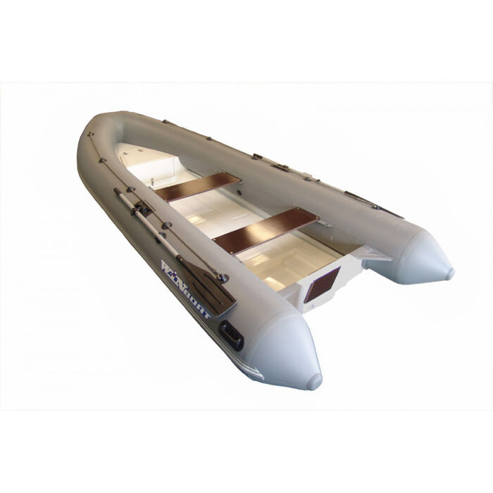 WinBoat 390R с плоской палубой, носовым рундуком - классический РИБ - жёстко-надувная моторная лодка
