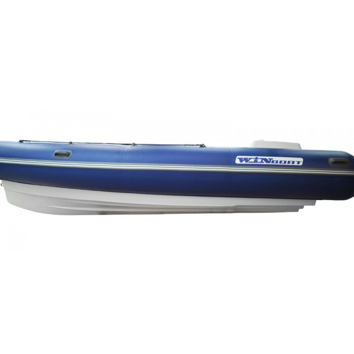 WinBoat 440R LUXE с плоской палубой, двумя рундуками -  классический РИБ - жёстко-надувная моторная лодка