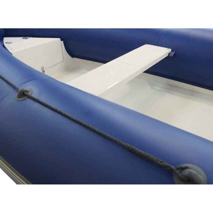 WinBoat 440R LUXE с плоской палубой, двумя рундуками -  классический РИБ - жёстко-надувная моторная лодка