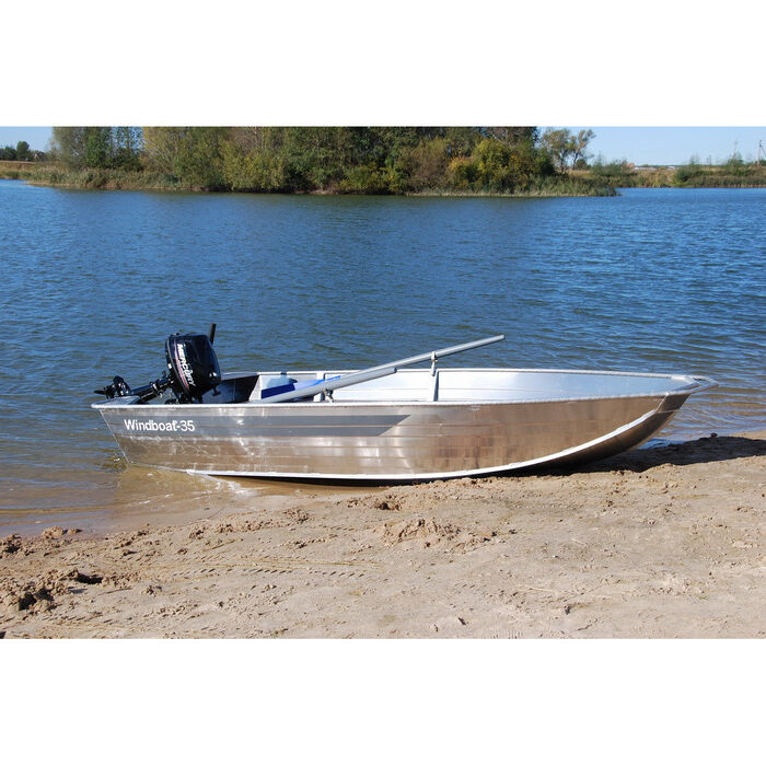 Windboat 35 румпельная - алюминиевая моторная лодка
