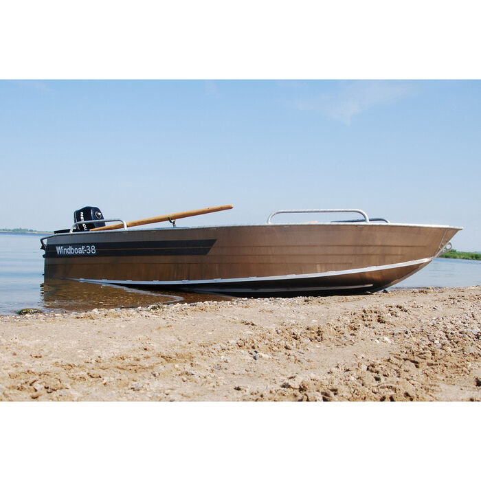 Windboat 38M румпельная - алюминиевая моторная лодка