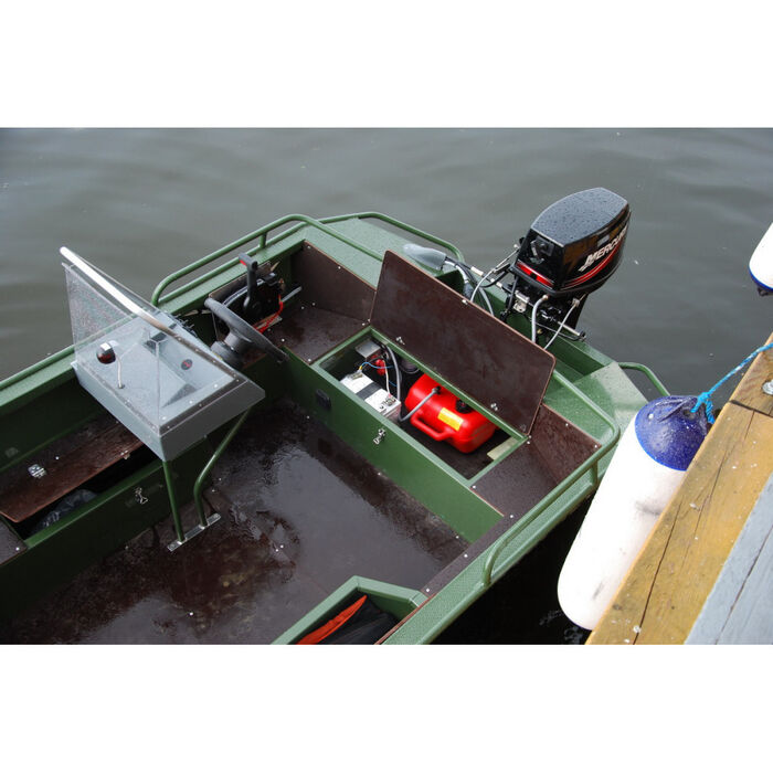Windboat 42CM одноконсольная - алюминиевая моторная лодка