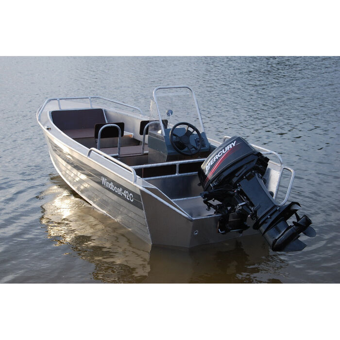 Windboat 42CM одноконсольная - алюминиевая моторная лодка