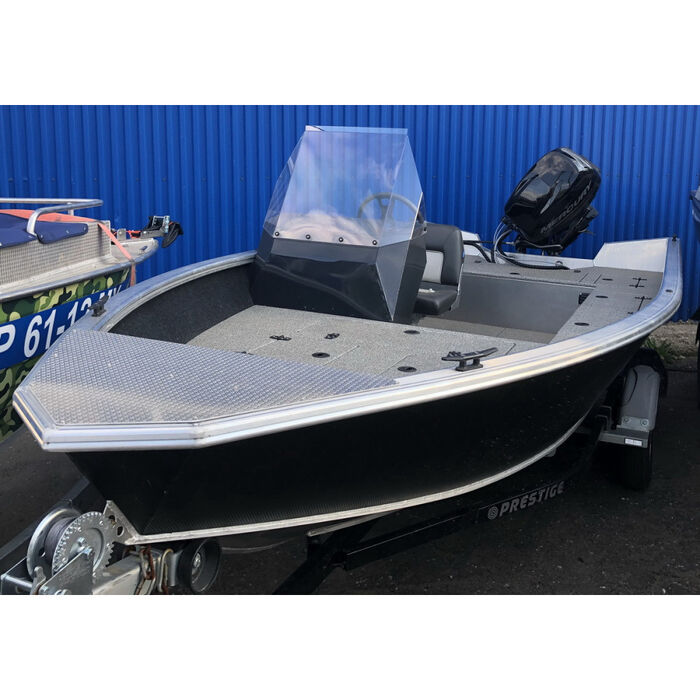 Windboat 45С EVO Fish одноконсольная - алюминиевая моторная лодка