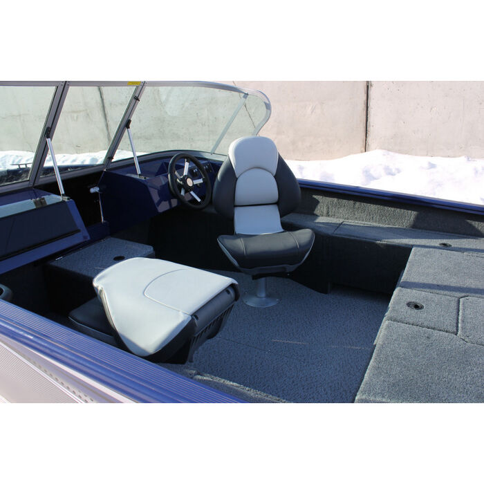 Windboat 4.6DС EVO Fish двухконсольная - алюминиевая моторная лодка
