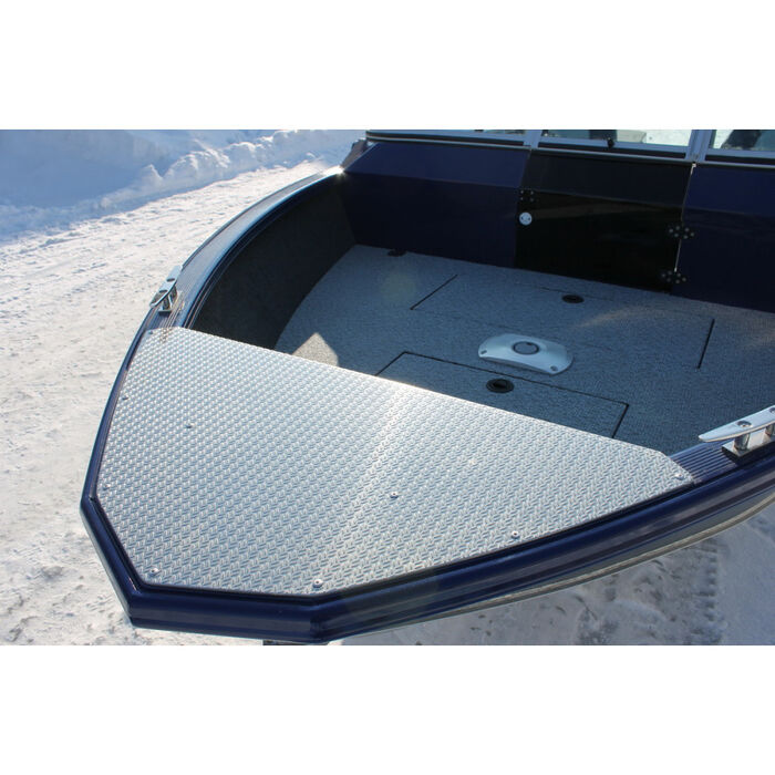 Windboat 4.6DС EVO Fish двухконсольная - алюминиевая моторная лодка