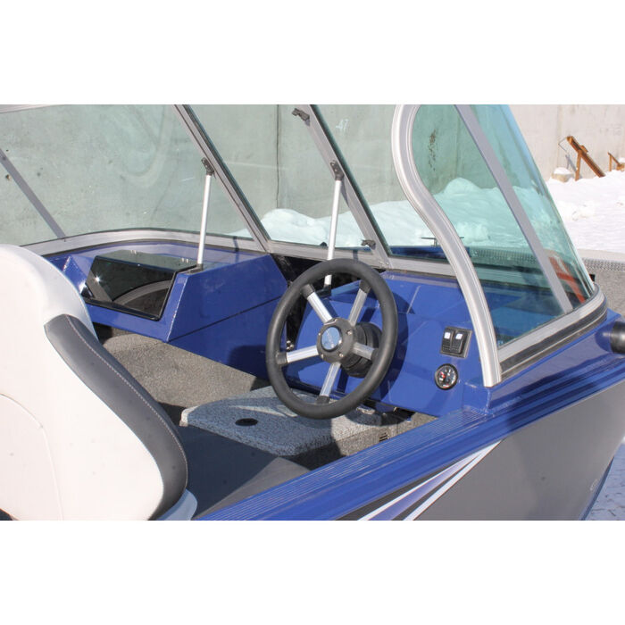 Windboat 4.6DС EVO Fish двухконсольная - алюминиевая моторная лодка